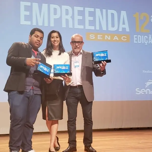 Premiação do Prêmio Empreenda SENAC recebida pelo PC Dental Lab